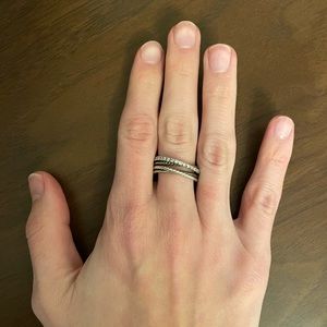 David Yurman crossover ring